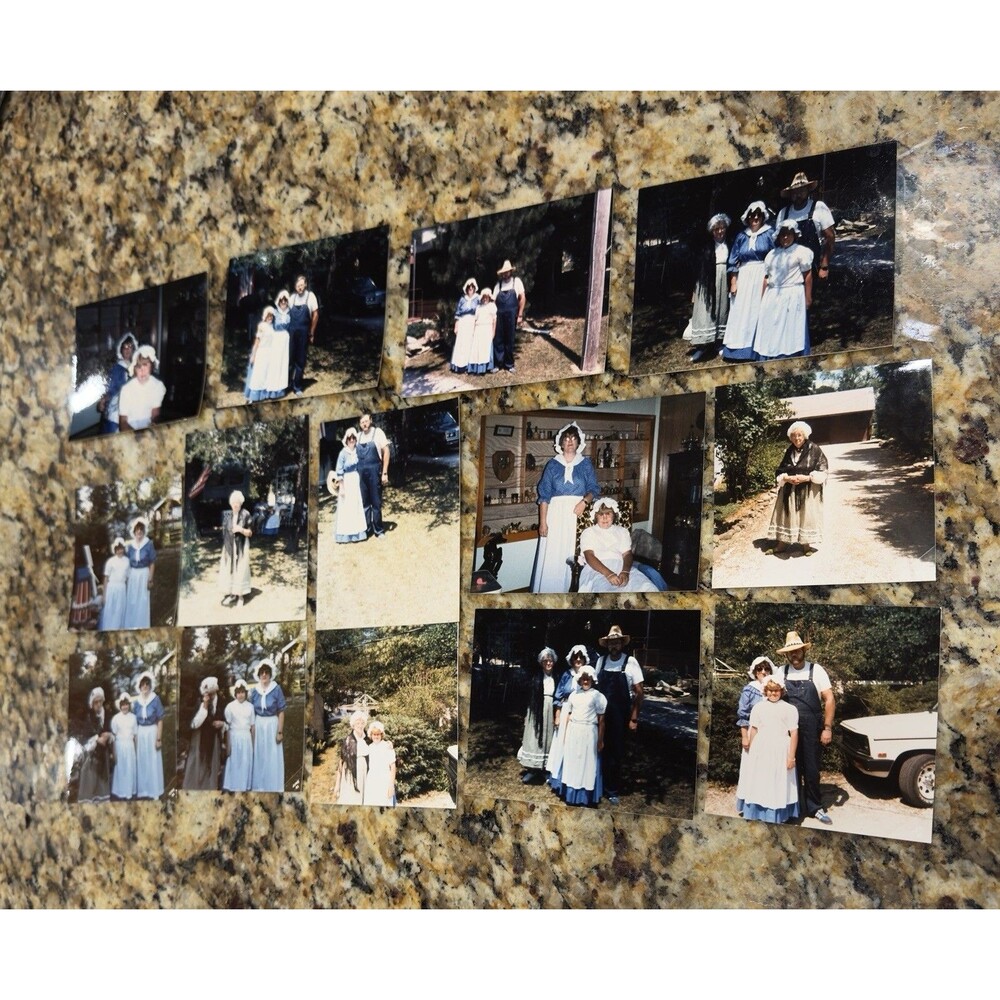 Vintage Photos 1985 Prairie Pioneer Centennial Days Costumes Handwritten Notes